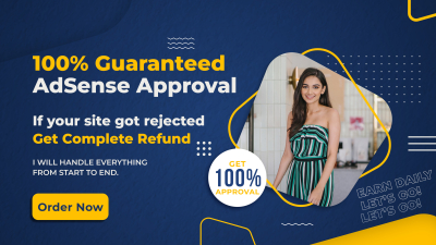 do 100 percent guaranteed adsense approval on your website