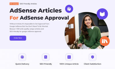 Write 10 unique SEO friendly articles for Google AdSense approval